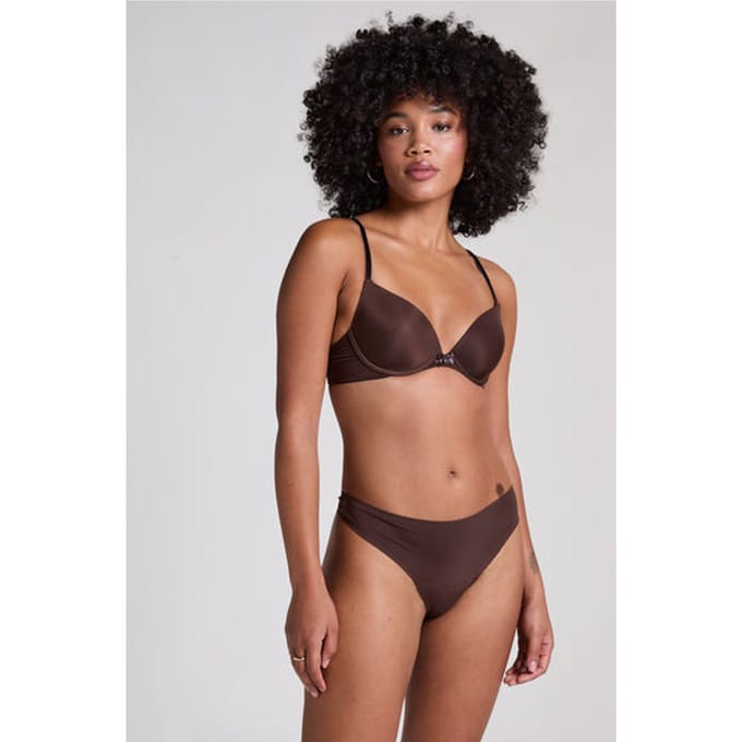 Hunkemöller Dames Lingerie Invisible string basic - Bruin - maat M