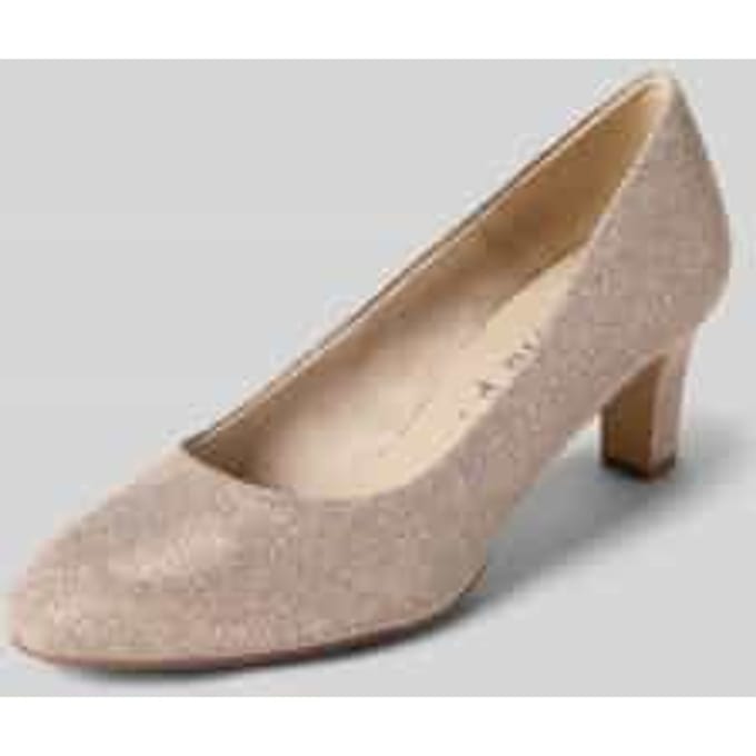 Pumps met licht gestructureerde zool