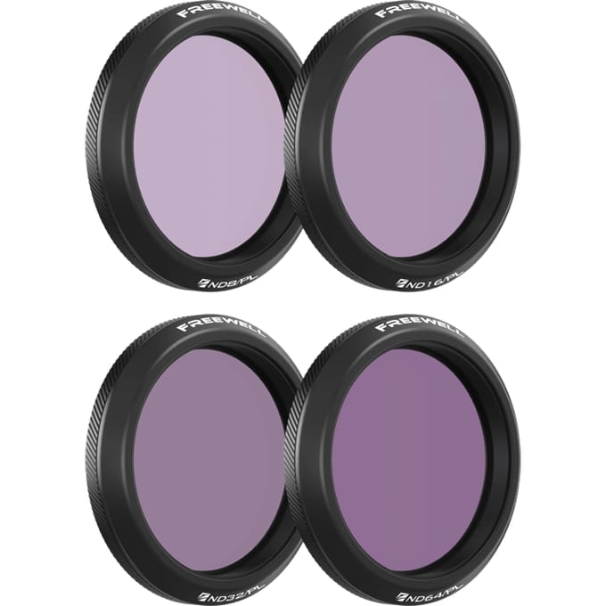 Freewell set of 4 ND/PL filters for DJI Osmo Action 5 Pro