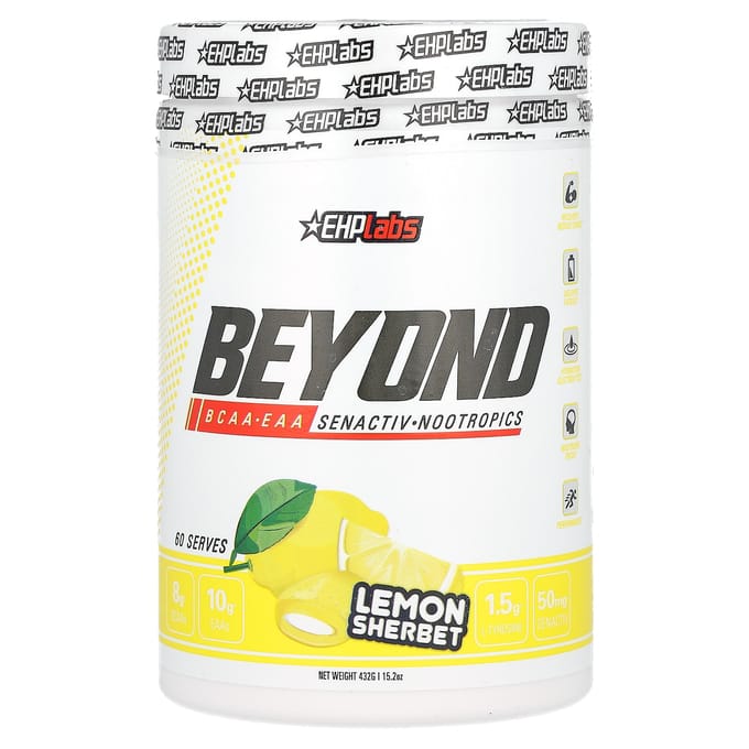EHPlabs, Beyond, BCAA + EAA, Sorbet Citron, 15.2 oz (432 g)