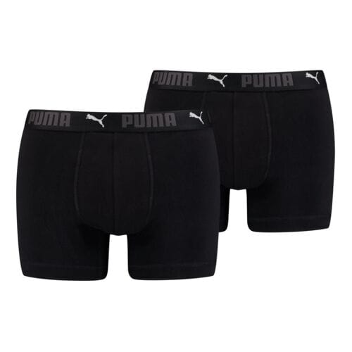 SPORT MICROFIBER BOXER 2P – Black – S (2 paar)