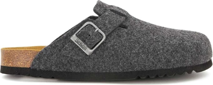 SCHOLL OLIVIER NEW Felt Mens Anthracite FALSO Clogs - Anthracite - Maat 41