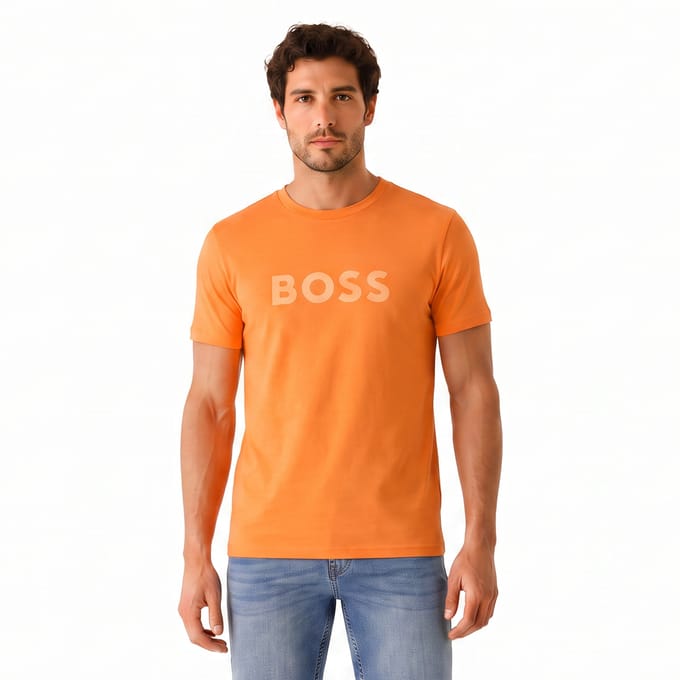 Heren Regular Fit Korte Mouwen Katoenen T-Shirt 50491706