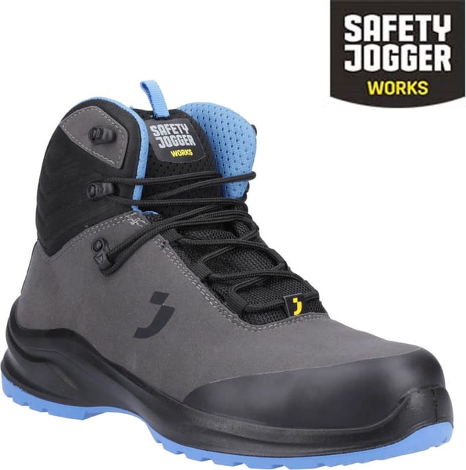 Safety Jogger Modulo S3S Mid Grey Blue Werkschoenen