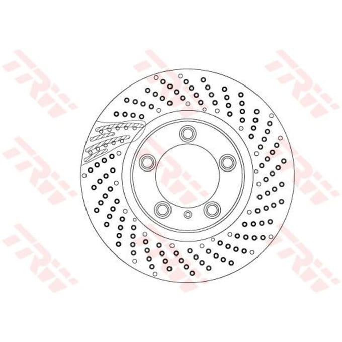 Remschijf TRW DF6541S