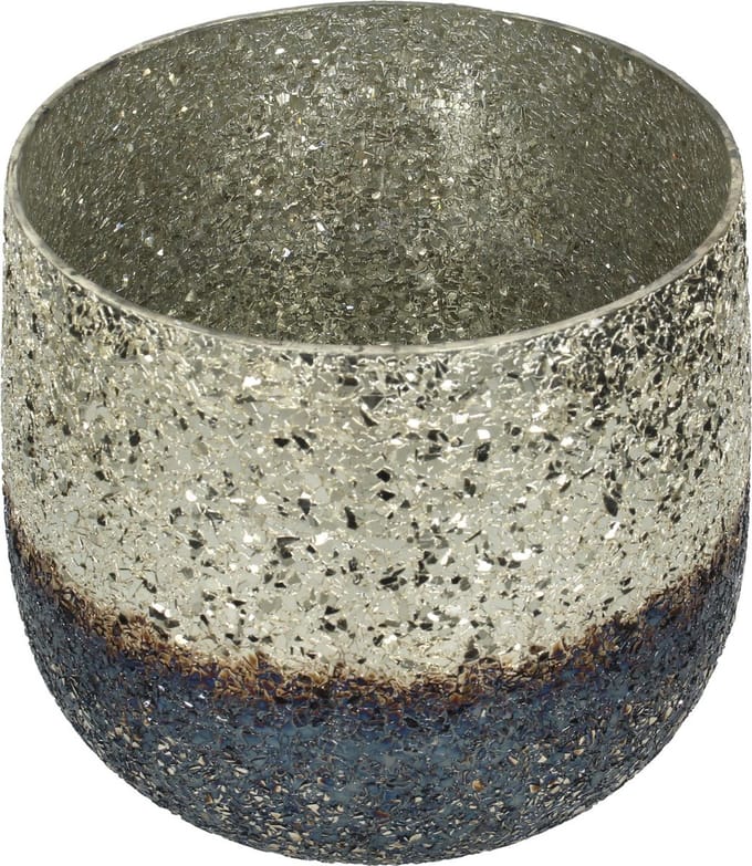 Wants&Needs Kandelaar Glas Zilver 20 X 20 X 20
