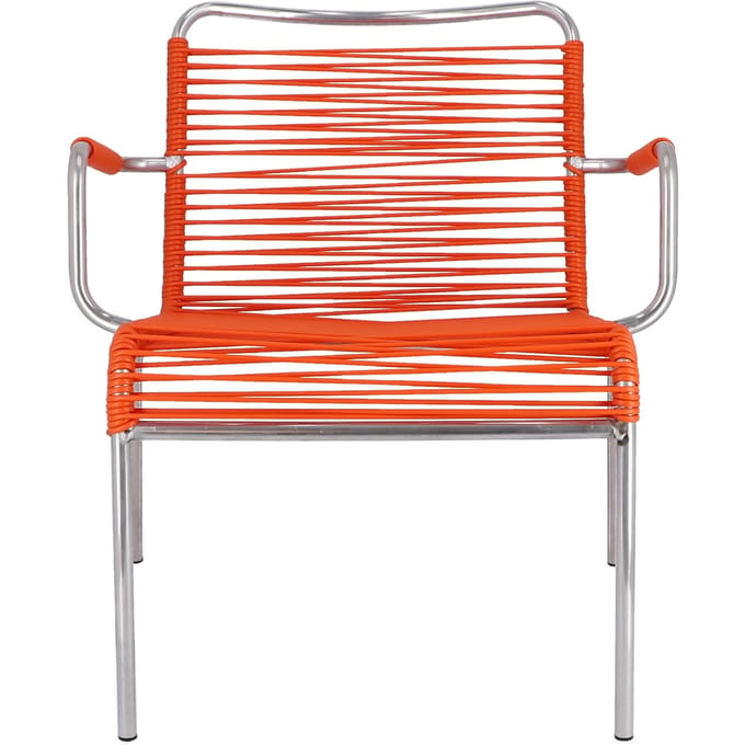 Jan Kurtz Mya Spaghetti loungestoel - oranje