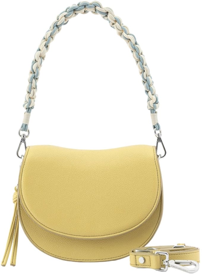 FREDsBRUDER schoudertas That’s My Bag Collection Saddle Lemon geel
