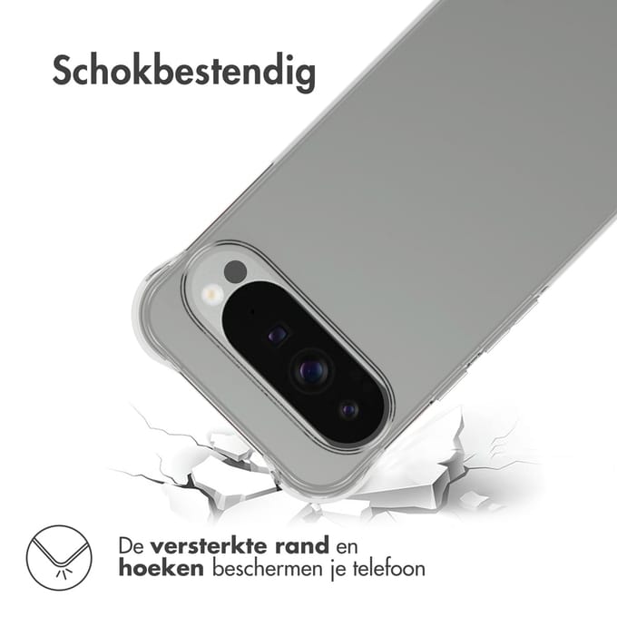 imoshion Hoesje - Geschikt voor Google Pixel 10 Pro XL - Shockproof Case - Transparant