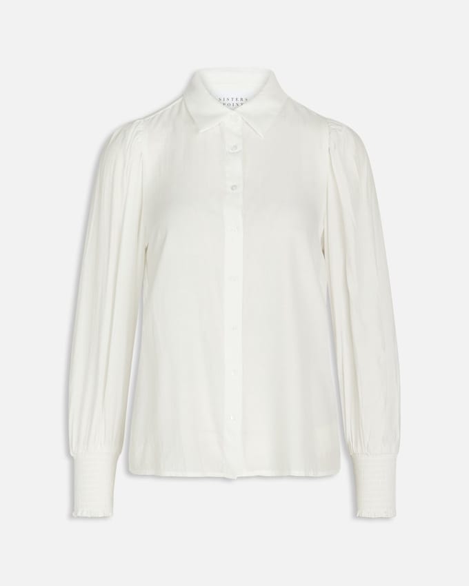 SISTERS POINT Viada-sh - Dames Blouse - Cream - Maat M