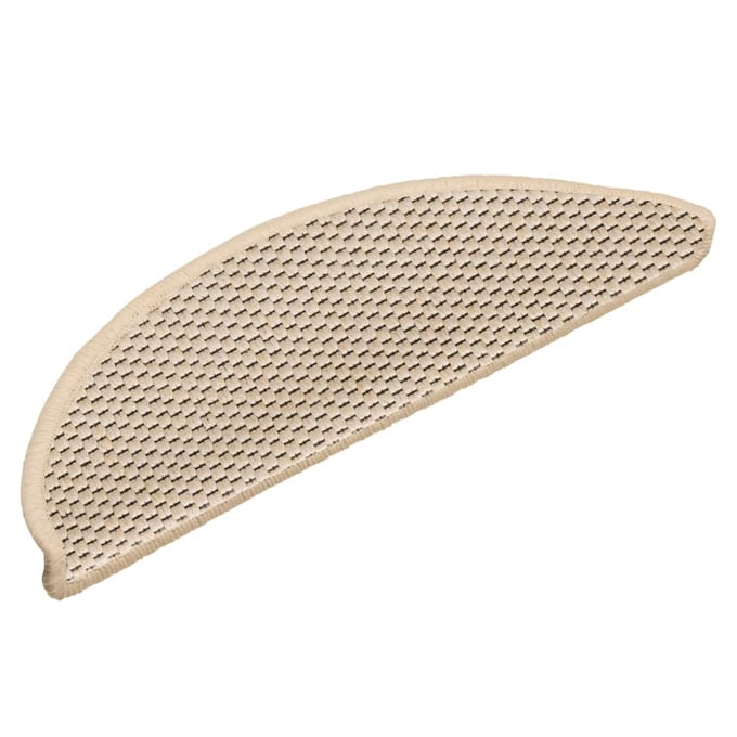vidaXL - Trapmatten - zelfklevend - 15 - st - sisal-look - 56x17x3 - cm - berber