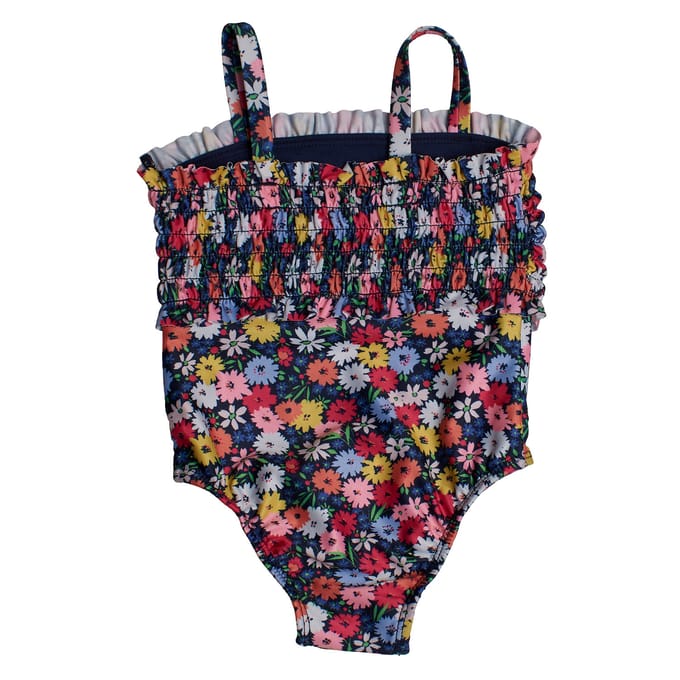 Zwempak met rimpels voor babymeisjes 802246