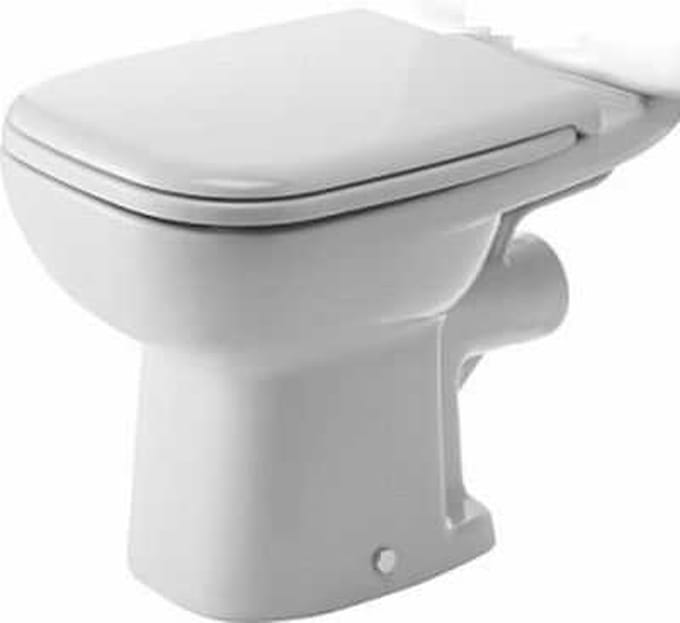 Duravit D-code Closet - staand 735mm - diepspoel - horizontale - afv - zonder reservoir - wit
