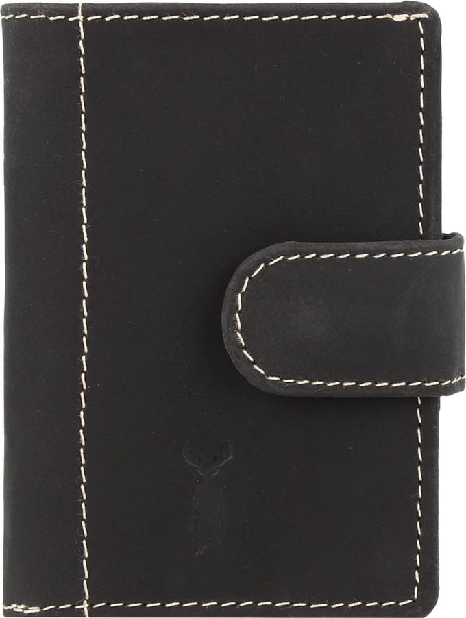 Jack Kinsky Baltimore Kredietkaart etui RFID-bescherming Leer 11 cm - 3 Sleuven - anthrazit