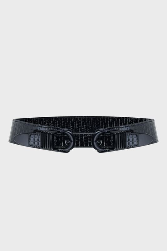 KIHILIST by KILLSTAR - Gothic Riem - Kihilist Nova Double Belt - voor Vrouwen - zwart