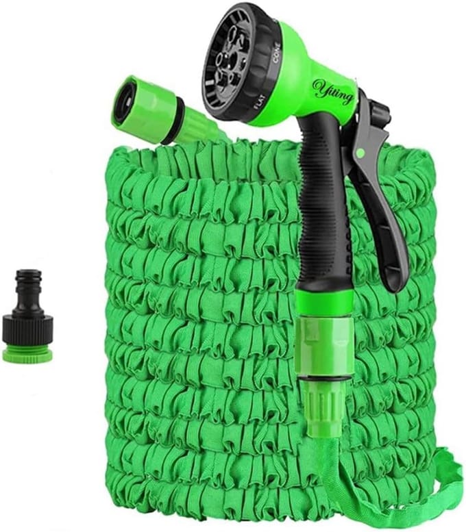 Flexibele Tuinslang - Water Slang - Tuin Sproeien - 3x Uitrekbaar - 7.5 Meter - Groen