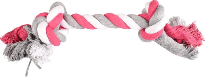 Flamingo - Hondenspeelgoed Jim Knoopbot - Multicolor - XL - 40 cm
