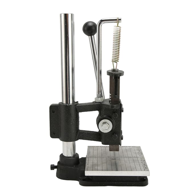 Handpersmachine Arbeidsbesparend Zware Gietijzeren Constructie Handmatige Ponsmachine Handperspons black