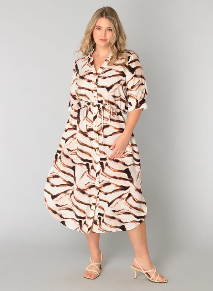 YEST CURVE Wanishka One pieces - Black Multi Colour - maat 0(46)