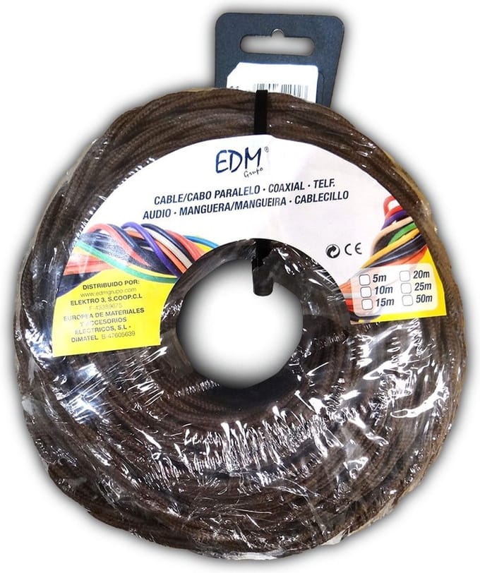 Kabel EDM 3 x 2,5 mm Bruin 5 m