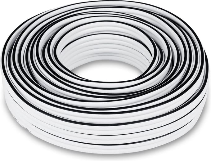 Teufel luidsprekerkabel 4.0mm² Home entertainment - Accessoires 15m - wit