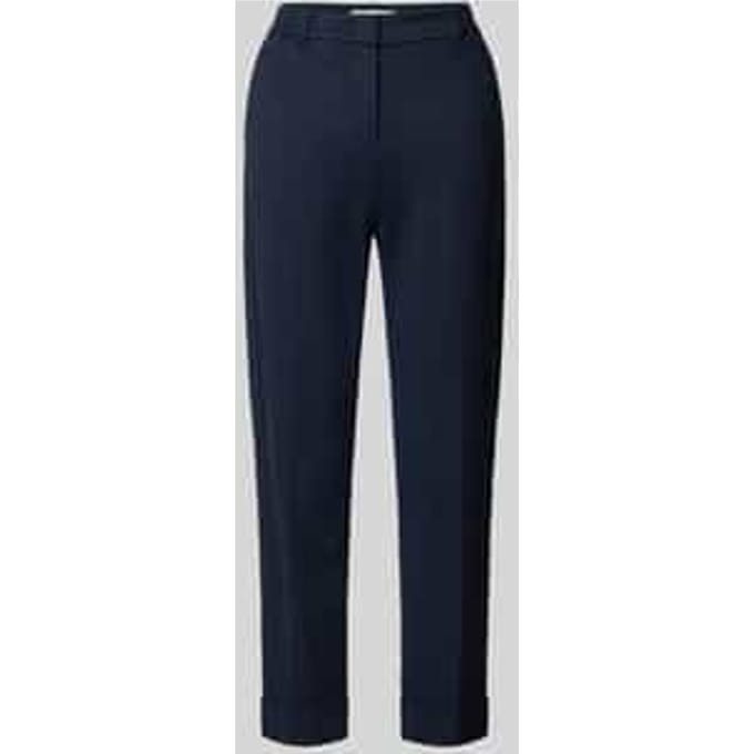 Stoffen broek met achterzakken