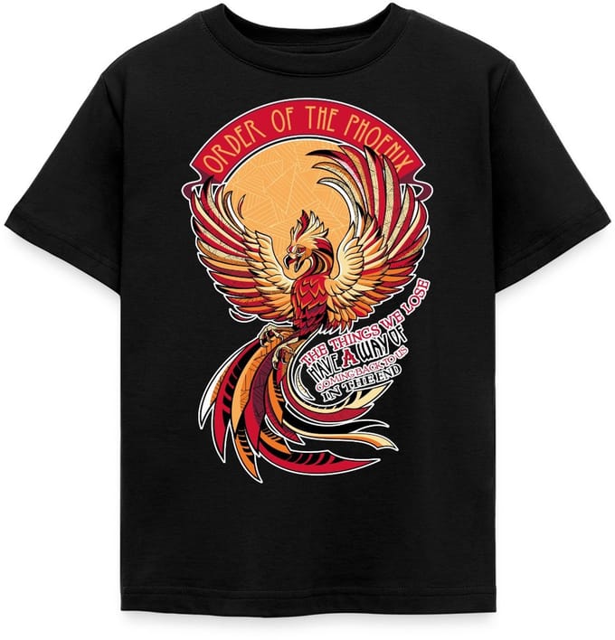 Harry Potter Phoenix Fawkes T-Shirt Kinderen