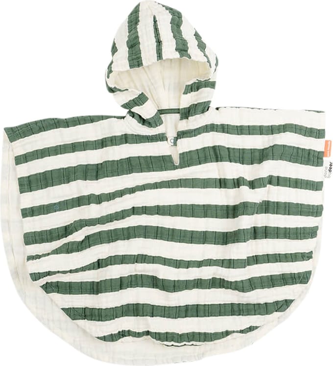 Done by Deer Stripes Poncho Green