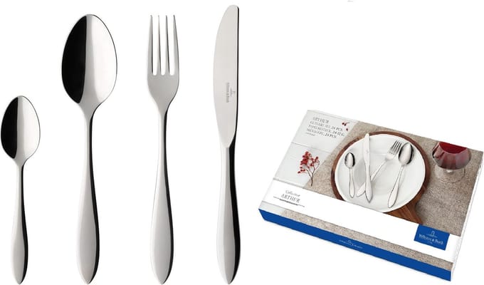 Villeroy & Boch  Arthur Bestekcassette - 24 delig - 44 x 28 x 5 cm