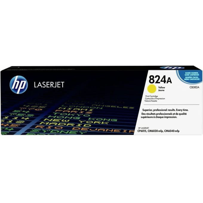 Tonercartridge hp cb382a 824a geel