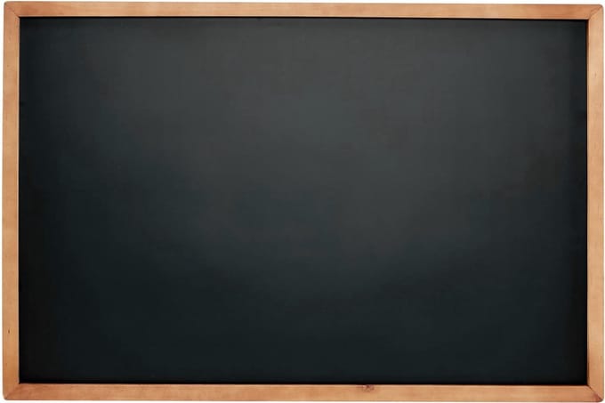 Seco krijtbord - ophangbord - 21 x 29.7cm - met lijst