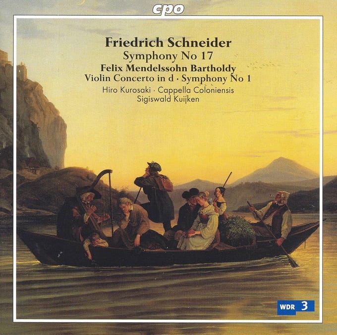 Sigiswald Kuijken Conducts Schneider & Mendelssohn