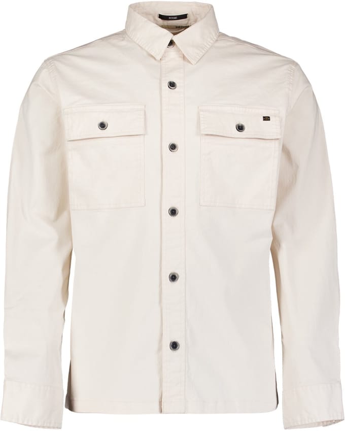 Twill stretch overshirt