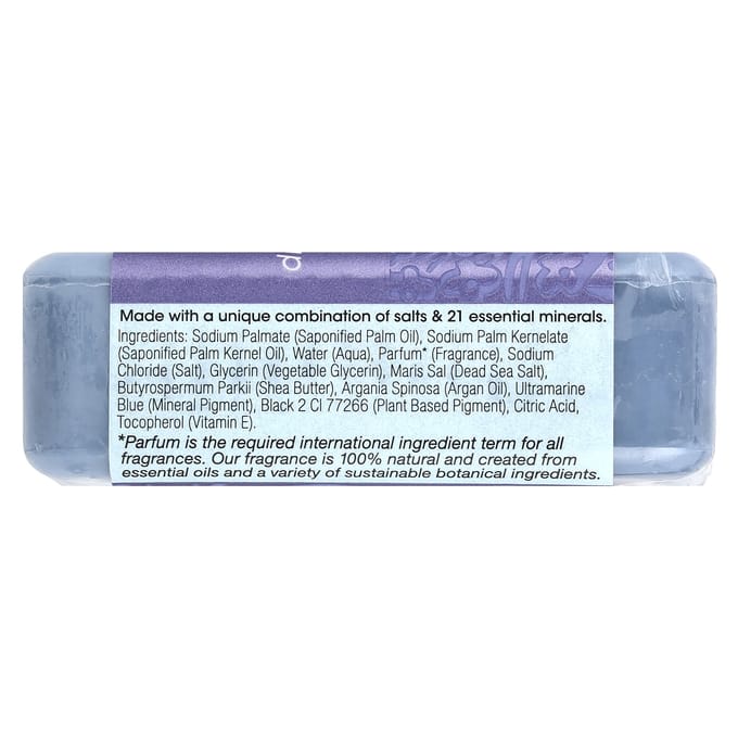 One with Nature, Savon solide minéral triple mouture, Lavande, 7 oz (200g) blue