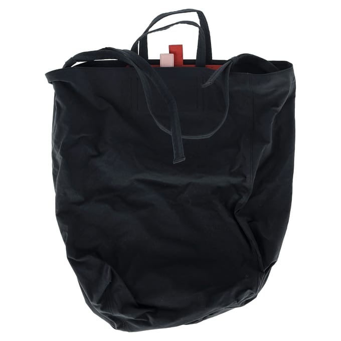 Acne Studios Baker Tote in Zwarte Katoen