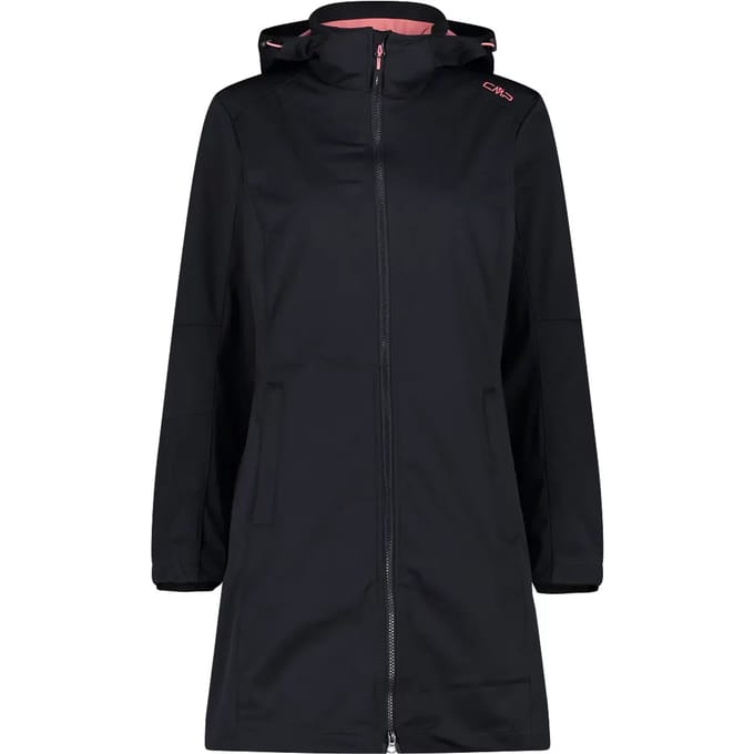 Dames parka met rits en capuchon CMP
