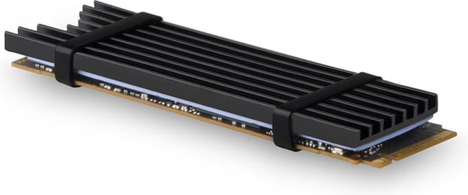AXAGON CLR-M2L3 passive - M.2 SSD, 80mm SSD, ALU body, silicone thermal pads, height 3mm