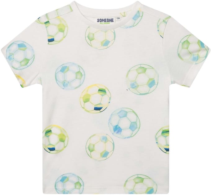 Someone DIRK-SB-02-H Jongens T-shirt - ECRU