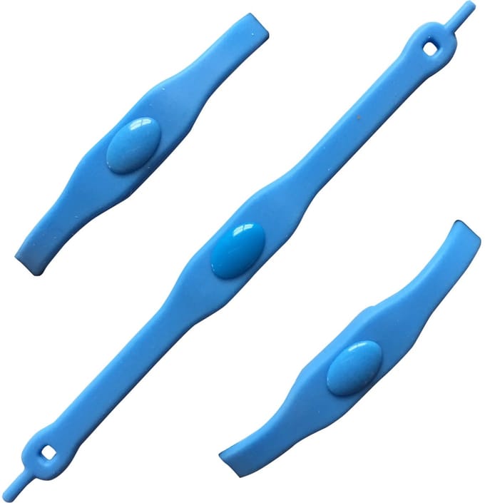 SHOEPS – Elastische veters – 14 stuks – Blauw