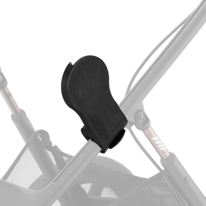 Kinderbed Adapter - Reis Adapter - Kinderwagen Accessoire - Stabiele Bevestiging - 10x5x26 cm - Zwart