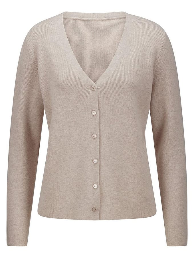 Vest lange mouwen Van Fadenmeister Berlin beige