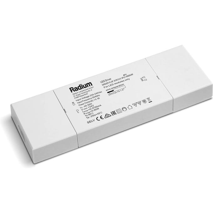 Radium Flat LED driver voor strips 90W/24V