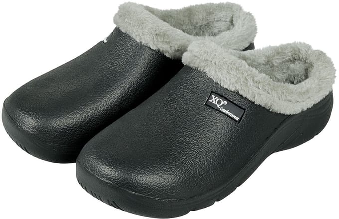 Klompen Dames - Tuinklompen Dames - Gevoerd - Zwart - Maat 38 - Clogs - Tuinschoenen