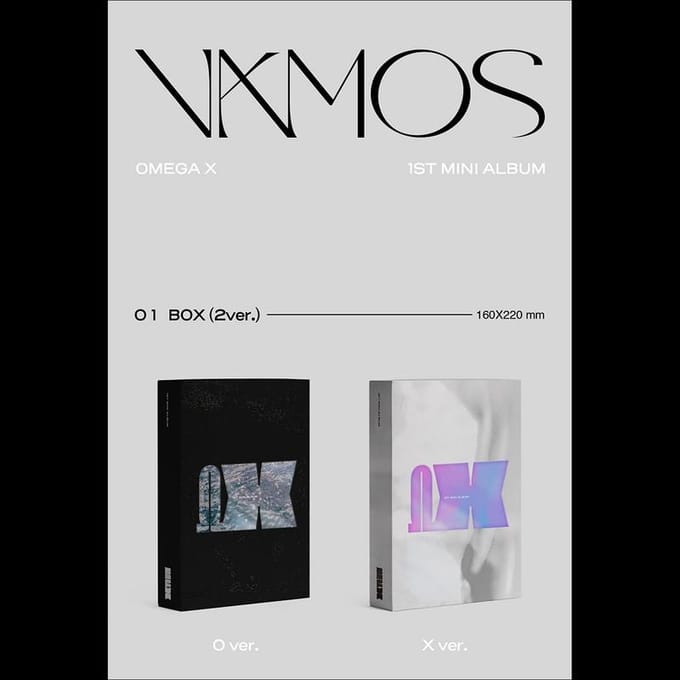 OMEGA X - VAMOS 1e Mini Album Random,No poster gray