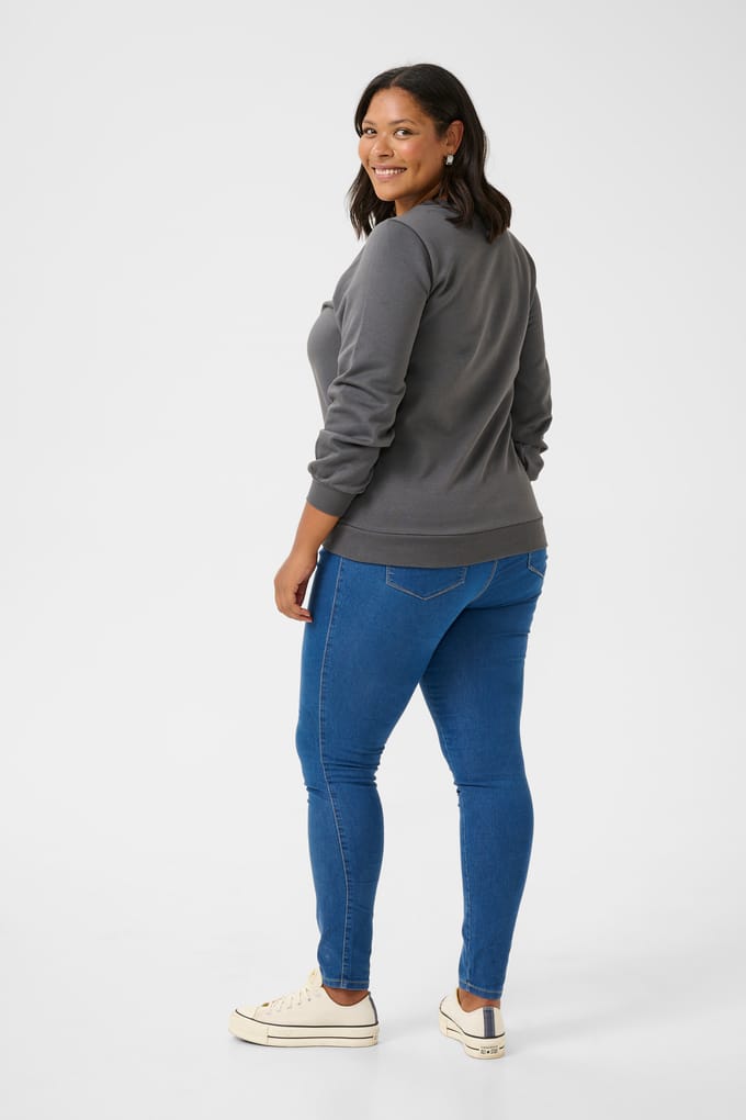 Dames sweatshirt KAFFE Curve Sunna