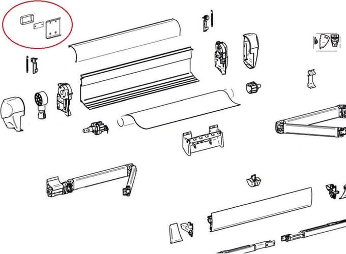 Thule Flat Adapter 5200 190-300