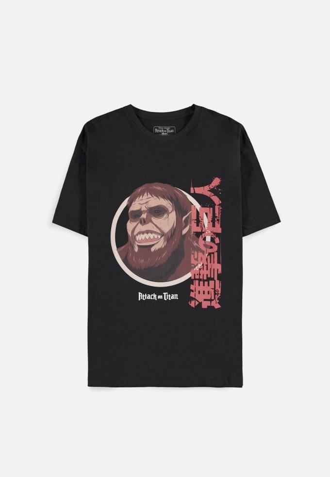 Attack On Titan - Beast Titan Heren T-shirt - S - Zwart