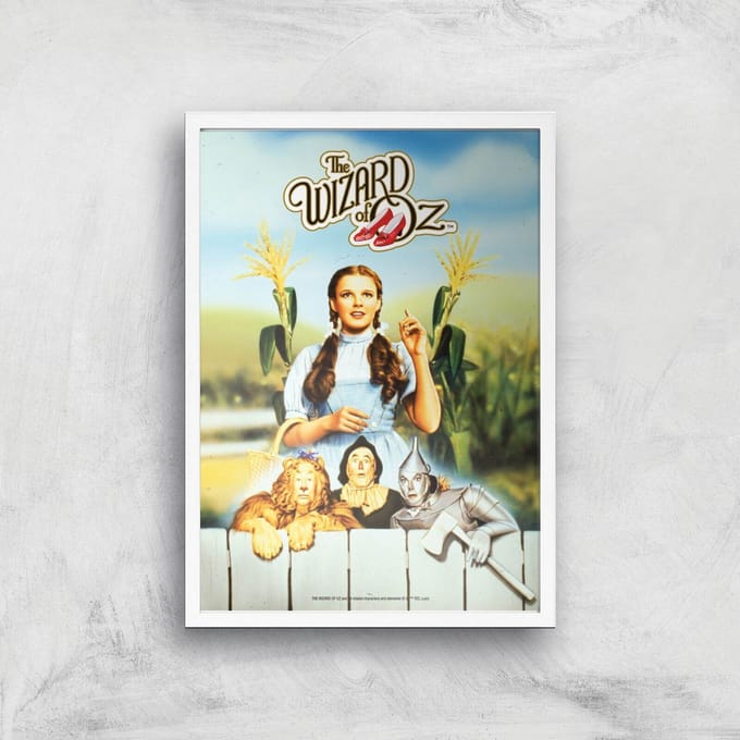 The Wizard Of Oz Giclee Art Print - A2 - White Frame