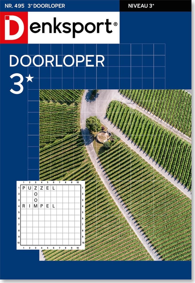 Denksport Puzzelboek Doorloper 3*, editie 495