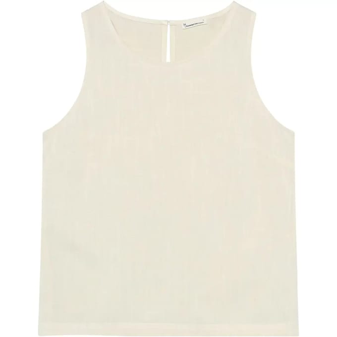 Damestanktop KnowledgeCotton Apparel Linen-mix